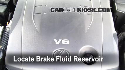 2008 Lexus IS250 2.5L V6 Brake Fluid Add Fluid